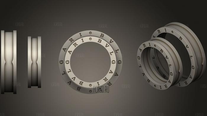 Ring 171 stl model for CNC